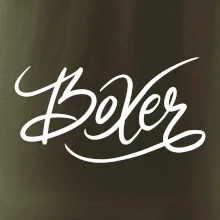 Boxer - nápis okrasný