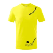 Floorball nápis šikmo