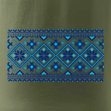 Ukrajinský vzor - modrý