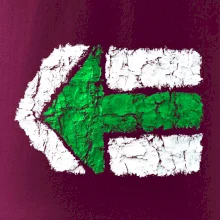 Párová turistická značka zelená