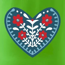Folklor - srdce modré plné
