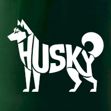 Husky nápis v těle