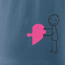 Párová trička puzzle postavička