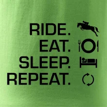 Ride Eat Sleep Repeat koně