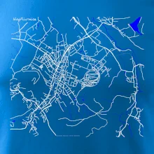 Kopřivnice - Mapa s vodními toky