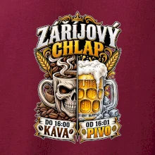 Záříjový chlap -  do 16 káva  od 16 pivo