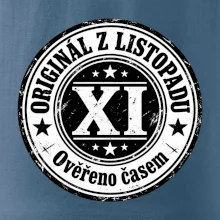 Originál z listopadu černobílá pečeť XI