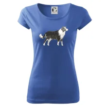 Border kolie kreslená