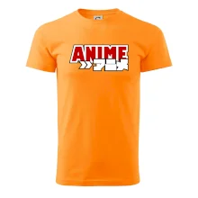 Anime nápis červený