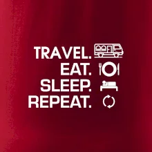 Eat sleep travel - Van