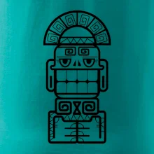 Mayové - socha se zuby