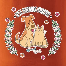 Kočka a pes best friends