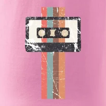 Retro kazeta - pruhy