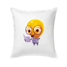 Žárovka přemýšlí nad knihou