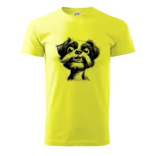 Černobílá karikatura Ši-tzu