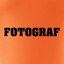 Novinář nápis - Fotograf