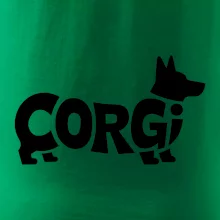Corgi nápis v těle