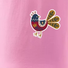 Folklor na prsu slepice