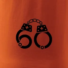 Narozeninové tričko pro policajta - pouta 60