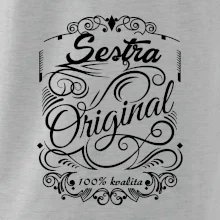 Vintage nejlepší sestra 100% kvalita