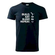 Build eat sleep repeat - montážní pěna