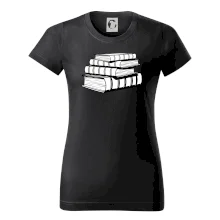 Knihy černobílé na sobě