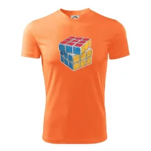 Rubikova kostka kreslená