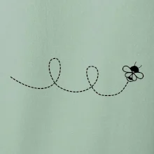 Dráha letu včely - smyčka