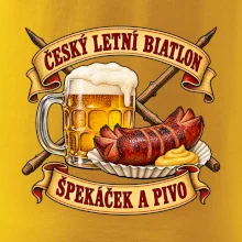 Český letní biatlon špekáček a pivo