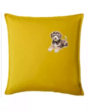 Lagotto romagnolo ležicí vyšívaný na prsu