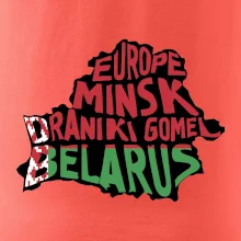 Mapy - názvy měst - Bělorusko