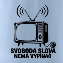 Svoboda slova nemá vypínač retro televize