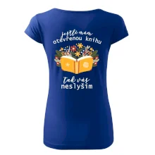 Jestli mám otevřenou knihu, tak vás neslyším