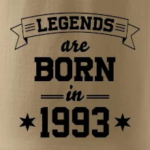Legends are born in 1993