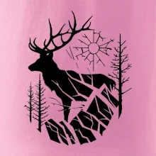 Jelen v lese křivky