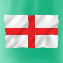 Anglická vlajka vlající