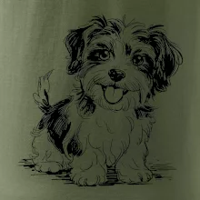 Havanský psík skica