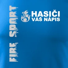 Hasiči REFLEXNÍ (oheň, Firesport, název sboru - vlastní nápis)