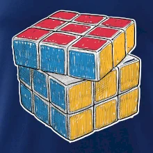 Rubikova kostka kreslená