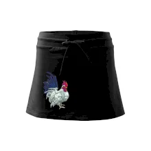 Kohout kreslený bílý Kohout kreslený bílý