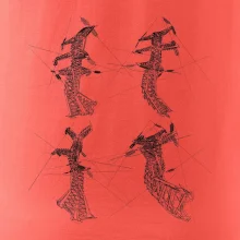 Zkroucený stožár vysokého vedení