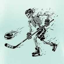 Hokej - útočník - kostra