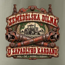 Zemědělská dílna u zapadlého kardanu