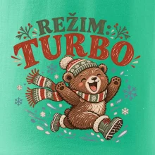 Rodinná vánoční trička - Režim turbo zimní medvídek dítě