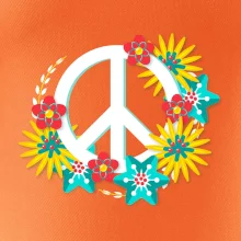 Peace symbol abstraktní