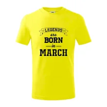 Legends are born in March