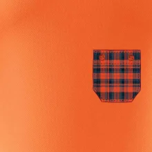 Flanelové triko červené