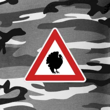 Dopravní značka - krocan