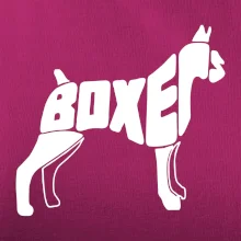 Boxer nápis v těle