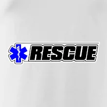 Záchranář rescue kříž modrý